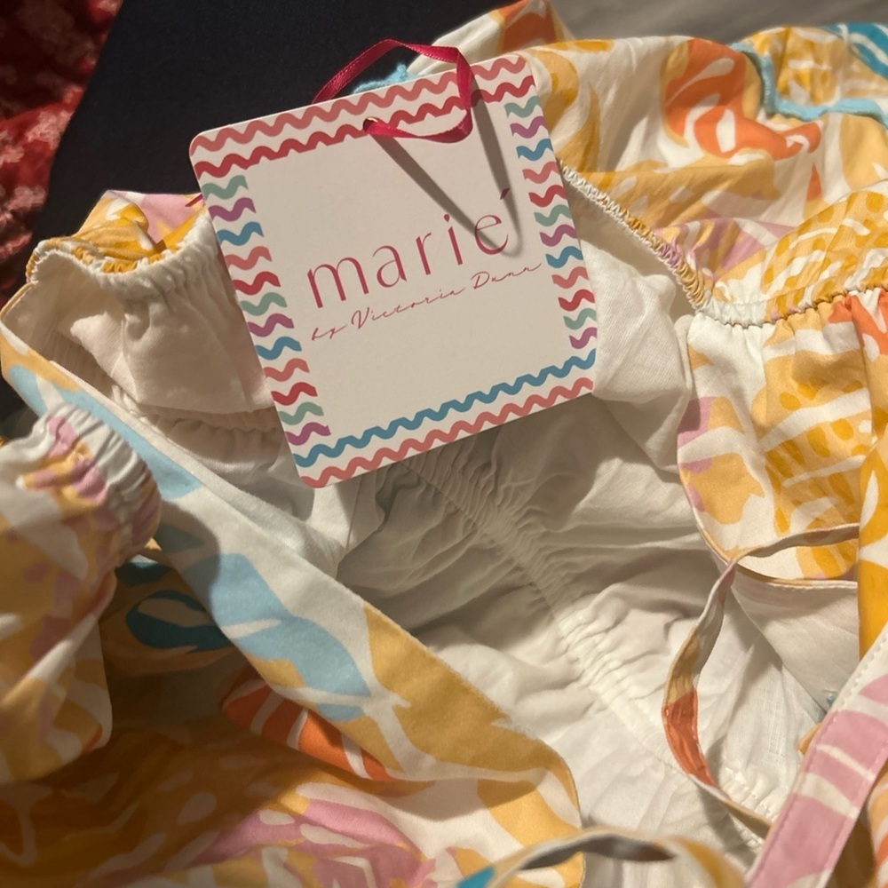 Marie Tropical Print  women dress - Picture 5 of 6